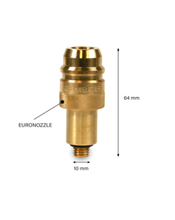 Adaptador Drehmeister M10X1.5 / Euro Unificado Sin Valvula Ar Largo Hs