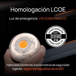 BALIZA V16 CONECTADA DGT FLASHLED SOS TURISPORT
