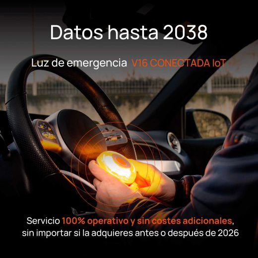 BALIZA V16 CONECTADA DGT FLASHLED SOS TURISPORT