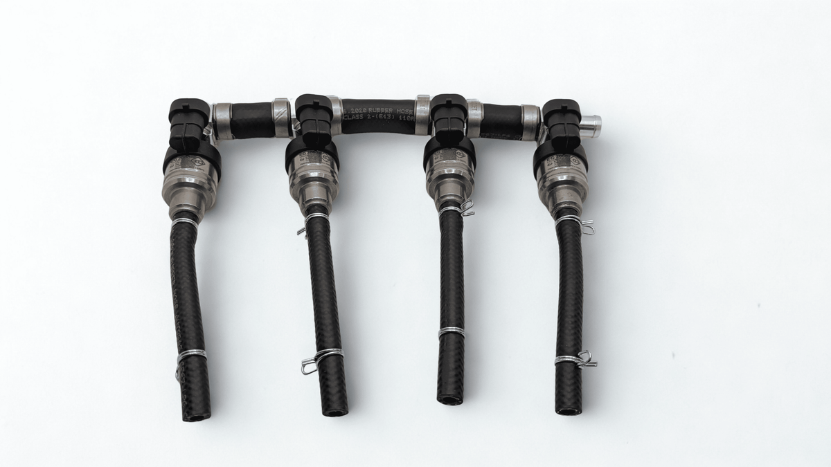 Conjunto 4 Inyectores Individuales Ssangyong Con Distribuidor Eg2000