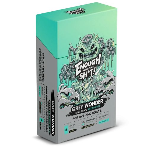 Grey Wonder - Desengrasante Biológico para Aguas Grises (8 sobres)