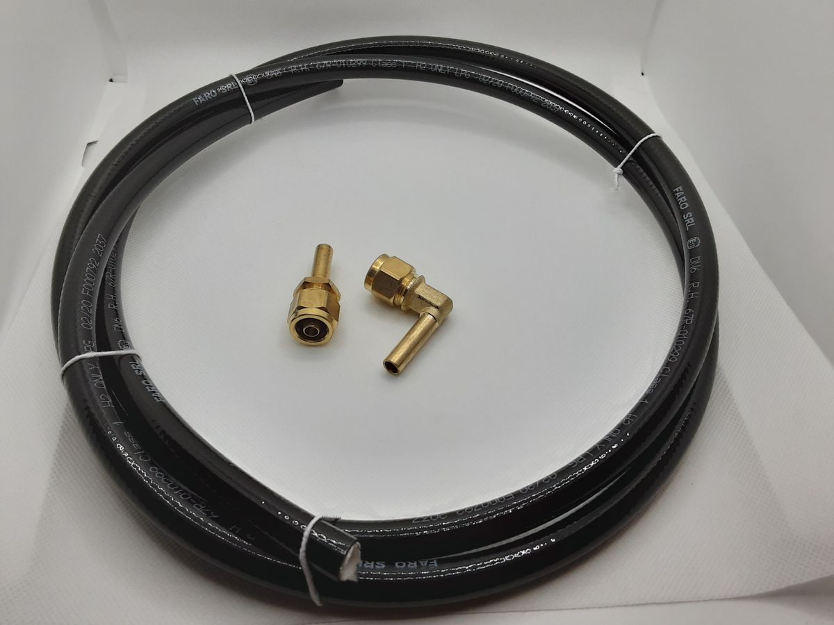 Kit Tuberia Glp Flexible D8Mm 2M Terminal Recto+90º Omvl