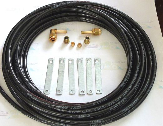 Kit Tuberia Glp Flexible D8Mm 6M Terminal Recto+90º Omvl