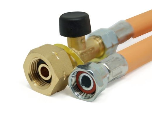 MANGUERA TRUMA GAS ALTA PRESION + PROTECCION CONTRA ROTURA G.36 -> G.8 - 450MM HS