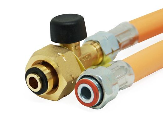 MANGUERA TRUMA GAS ALTA PRESION + PROTECCION CONTRA ROTURA G.36 -> G.8 - 450MM HS