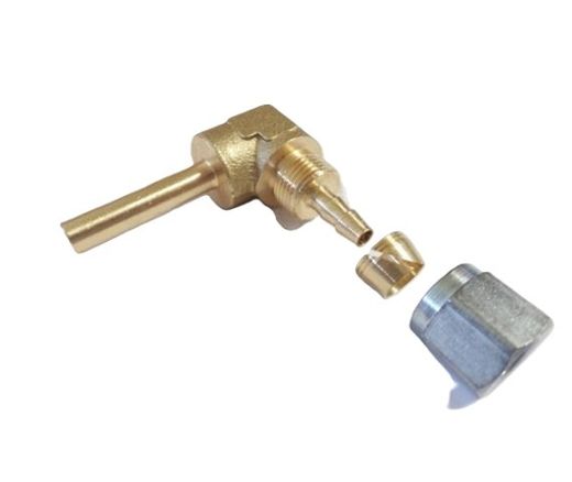 Terminal 90º 6Mm Para Tubo Flexible Pvc GMT